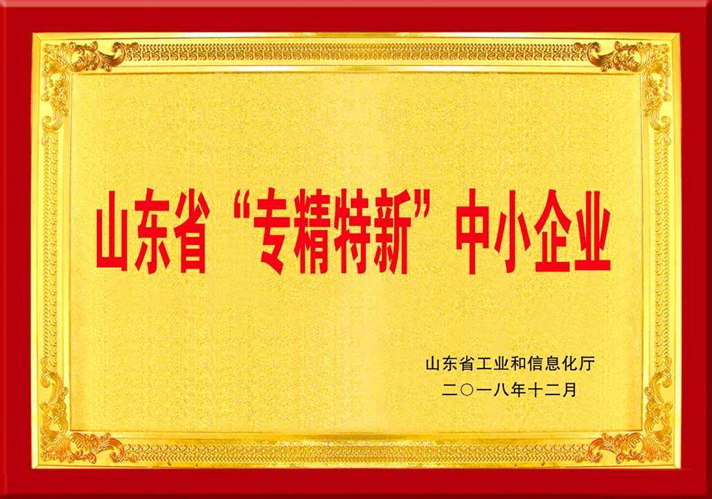 山東省專(zhuān)精特新中(zhōng)小企業