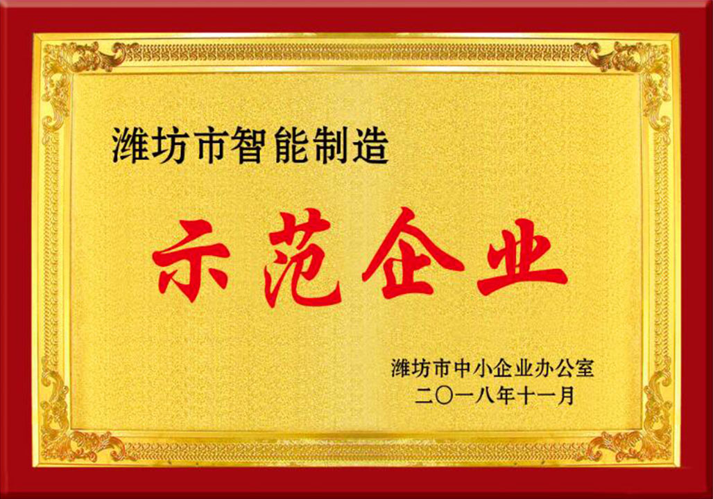 濰(wéi)坊市智能(neng)制造示範(fan)企業
